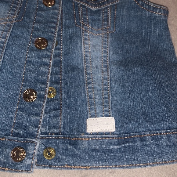 7 for all mankind, baby girl set, size 12 months - Picture 3 of 10